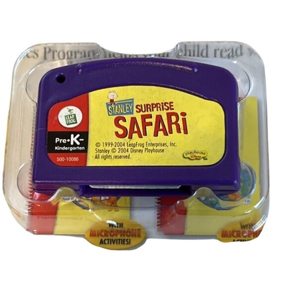 LeapFrog Stanleys Surprise Safari Pre-K Educational Set W/ Book Cartridge & Card - Picture 7 of 10